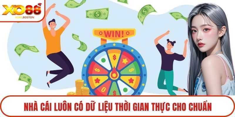Nhà cái luôn có dữ liệu thời gian thực cho chuẩn